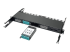 Eaton Tripp Lite Series 40GB -10GB Breakout Cassette x3 8-Fiber OM4 MTP/MPO to 12 LC Dup - Right-angle