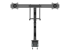 StarTech.com Desk Mount Dual Monitor Arm, Ergonomic Dual Monitor VESA Mount for 32" 17.6lbs (8kg) Displays, Crossbar Handle for Synchronized Full Motion, Height Adjustable, C-Clamp/Grommet - Front