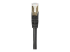 StarTech.com 7m CAT6A Ethernet Cable, 10 Gigabit Shielded Snagless RJ45 100W PoE Patch Cord, CAT 6A 10GbE STP Network Cable w/Strain Relief, Black, Fluke Tested/UL Certified Wiring/TIA - Close up