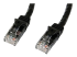Startech 7m CAT6 Ethernet Cable, 10 Gigabit Snagless RJ45 650MHz 100W PoE Patch Cord, CAT 6 10GbE UTP Network Cable w/Strain Relief, Black, Wiring is UL Certified/TIA - Right-angle