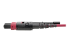 Eaton Tripp Lite Series 40G MTP/MPO to 4xLC Fan-Out OM4 Plenum-Rated Fiber Optic Cable, 40GBASE-SR4, Push/Pull Tabs, Magenta, 3 m - Close up