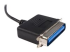 Startech 6 ft. (1.8 m) USB to Parallel Port Adapter - Close up