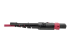 Eaton Tripp Lite Series 40G MTP/MPO to 4xLC Fan-Out OM4 Plenum-Rated Fiber Optic Cable, 40GBASE-SR4, Push/Pull Tabs, Magenta, 3 m - Close up