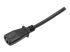 StarTech 3m (10ft) Computer Power Cord, 18AWG, EU Schuko to C13 Power Cord, 10A 250V, Black Replacement AC Cord, TV/Monitor Power Cable, Schuko CEE 7/7 to IEC 60320 C13 Power Cord - Close up