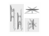 Startech Six-Monitor Desk Mount w/ Crossbar, Up To 32" Screens/17.6lb - Multi-angle