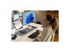 Kensington SmartFit Ergo Dual Extended Monitor Arm - Left-angle