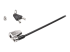 Kensington ClickSafe 2.0 Keyed Laptop Lock - Close up