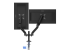 AOC AD110DX - Mounting kit (monitor arm, clamp mounting base, grommet mount) - Back