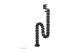 Neomounts - Cable management spine - Left-angle