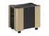 Epson ELPCS01 - Cart (charge, secure and transport) - Left-angle