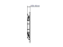 B-TECH BTV513/B - Mounting kit (double arm wall mount, mounting plate, cable management clip, 2 interface brackets) - Left side