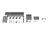 Heckler AV - Cart - for LCD display / video conferencing system - Front