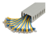 StarTech.com Open Slot Cable Management Raceway with Cover, 3"(75mm)W x 2"(50mm)H, 6.5ft(2m) length, 1/4"(8mm) Slots, PVC Network Cable Hider Kit/Wall Wire Duct, Max 180 Cables, UL Listed - Close up