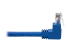 Eaton Tripp Lite Series Cat6 Patch Cable Up-Angled / Down Angled UTP Molded M/M Blue 5ft - Close up