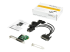 StarTech.com 4-port PCI Express RS232 Serial Adapter Card, PCIe RS232 Serial Host Controller Card, PCIe to Serial DB9 Card, 16950 UART, Desktop Expansion Card, Windows, macOS, Linux - Front