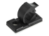 StarTech.com 100 Adhesive Cable Management Clips Black, Network/Ethernet/Office Desk/Computer Cord Organizer, Sticky Cable/Wire Holders, Nylon Self Adhesive Clamp UL/94V-2 Fire Rated - Back