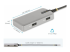 StarTech.com USB-C Multiport Adapter, 4K 60Hz HDMI w/HDR, 2-Port 5Gbps USB 3.0 Hub, 100W Power Delivery Pass-Through, GbE, USB Type C Mini Docking Station, Works with Chromebook certified - Multi-angle