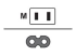 HPE - Power cable - NEMA 1-15 (M) to power IEC 60320 C7 - Front