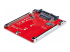 StarTech.com M.2 to U.3 Adapter, For M.2 NVMe SSDs, PCIe M.2 Drive to 2.5inch U.3 (SFF-TA-1001) Host Adapter/Converter, TAA Compliant - Right-angle
