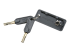 Kensington ClickSafe Keyed Twin Laptop Lock - Front