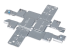Cisco Ceiling Grid Clip: Flush - Left-angle