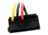StarTech.com 6in 4 Pin LP4 to Right Angle SATA Power Cable Adapter - Close up