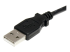 StarTech.com 3 ft. (0.9 m) USB to Type H Barrel 5V DC Power Cable - Right-angle