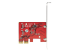 StarTech.com SATA PCIe Card, 4 Port PCIe SATA Expansion card, 6Gbps SATA Card, Low/Full Profile, SATA Stacked Connectors, ASM1164 Non-Raid SATA Controller Card - Back