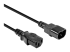 Lindy - Power extension cable - Left-angle