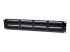Intellinet Patch Panel, Cat5e, UTP, 48-Port, 2U, Black - Back