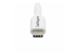 StarTech 2m (6.6ft) White USB-C Charging Cable, USB C Cable, USB 2.0 Type-C Laptop Charger Cord, 60W 3A Power Delivery, TPE Jacket, USB-C Data Transfer Cable, M/M - Close up