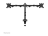 Neomounts DS60-600BL2 - Front