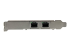 StarTech.com Dual Port PCI Express (PCIe x4) Gigabit Ethernet Server Adapter - Left side