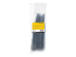StarTech.com 10"(25cm) Reusable Cable Ties, 1/4"(7mm) wide, 2-1/2"(65mm) Bundle Dia. 50lb(22kg) Tensile Strength, Releasable Nylon Ties, Indoor/Outdoor, 94V-2/UL Listed, 100 Pack, Black - Front