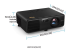 BenQ AK700ST - DLP projector - Left-angle