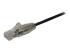 StarTech.com 1m Slim LSZH CAT6 Ethernet Cable, 10 Gigabit Snagless RJ45 100W PoE Patch Cord, CAT 6 10GbE UTP Network Cable w/Strain Relief, Black, Fluke Tested/ETL, Low Smoke Zero Halogen - Close up