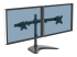 Fellowes Professional Series Free-standing Dual Horizontal Monitor Arm - Left-angle