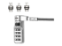 DICOTA - Security cable lock - Close up