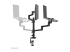 Neomounts DS20-425BL2 - Multi-angle