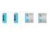 Lindy USB Port Blocker - Multi-angle