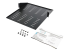 StarTech.com 2U Vented 19" 2-Post Network Rack Cabinet Shelf, 20in Deep Center Mount Cantilever Tray Rackmount Shelf for AV/Data Equipment Enclosure with Cage Nuts & Screws 75lb Capacity - Right-angle