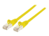 Intellinet Network Patch Cable, Cat6, 10m, Yellow, Copper, S/FTP, LSOH / LSZH, PVC, RJ45, Gold Plated Contacts, Snagless, Booted, Lifetime Warranty, Polybag - Right-angle