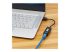 Eaton Tripp Lite Series USB-C, USB-A to RJ45 Gigabit Ethernet Network Adapter (2xM/F), USB 3.2 Gen 1, Black - Left-angle