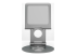 Plugable - Desktop stand for tablet, mobile phone - Front