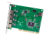 StarTech.com 7 Port PCI USB Card Adapter - Front