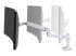 Ergotron LX - Mounting kit (articulating arm, desk clamp mount, pole, extension bracket) - Right-angle