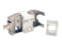 Eaton Tripp Lite Series Shielded Cat6a Keystone Jack with Dust Shutter, 180-Degree , Toolless - Inside