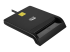 Adesso SCR-100 - SMART card reader - Left-angle
