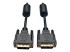 Eaton Tripp Lite Series DVI Single Link Cable, Digital TMDS Monitor Cable (DVI-D M/M), 10 ft. (3.05 m) - Close up