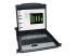 Eaton Tripp Lite Series 16-Port Rack Console KVM Switch 19" LCD PS2/USB Cables 1U - Left-angle